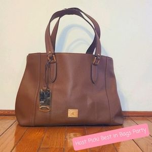 Lauren - Ralph Lauren Brown Double Handle Purse